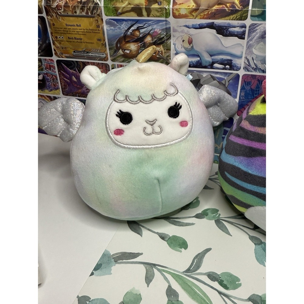 Squishmallows Lot of 5 Safiyah Zebra Winona Pegacorn Brixton Tabitha Karina 6" - Picture 2 of 8